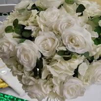 Closeup white ROSE