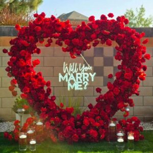 Moongate Love Shape Backdrop